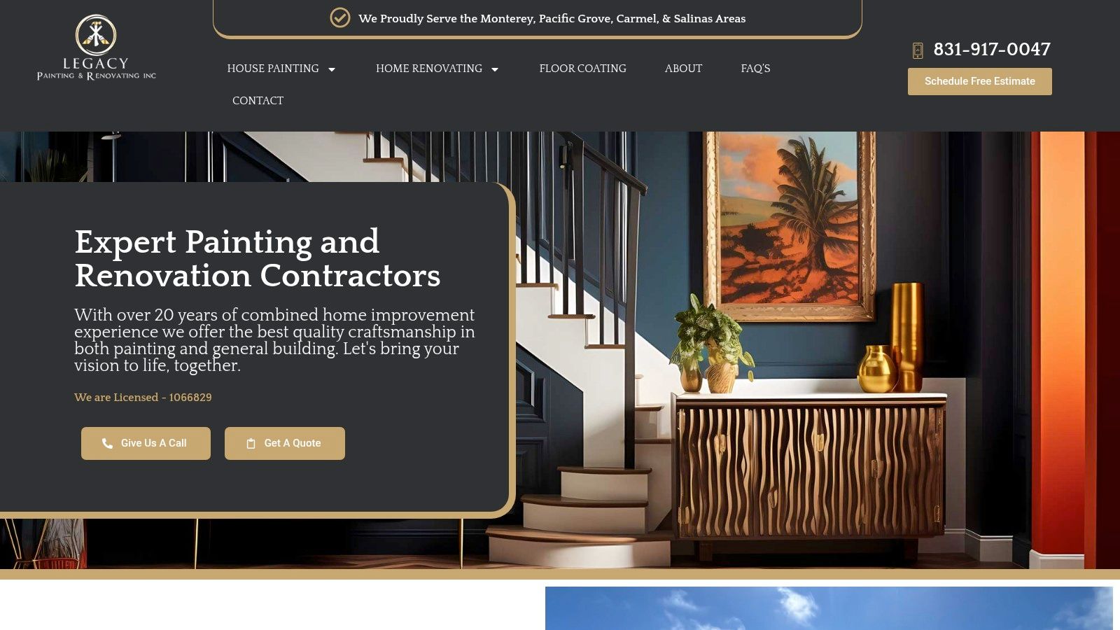 Legacy Painting and Renovating Inc.