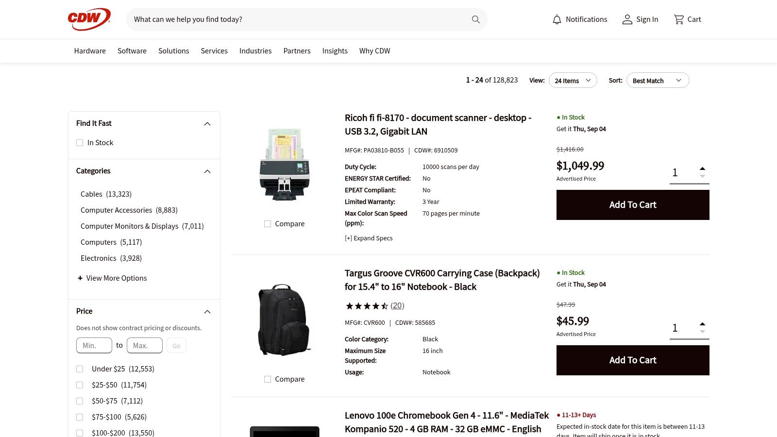 CDW – Endpoint Security Category