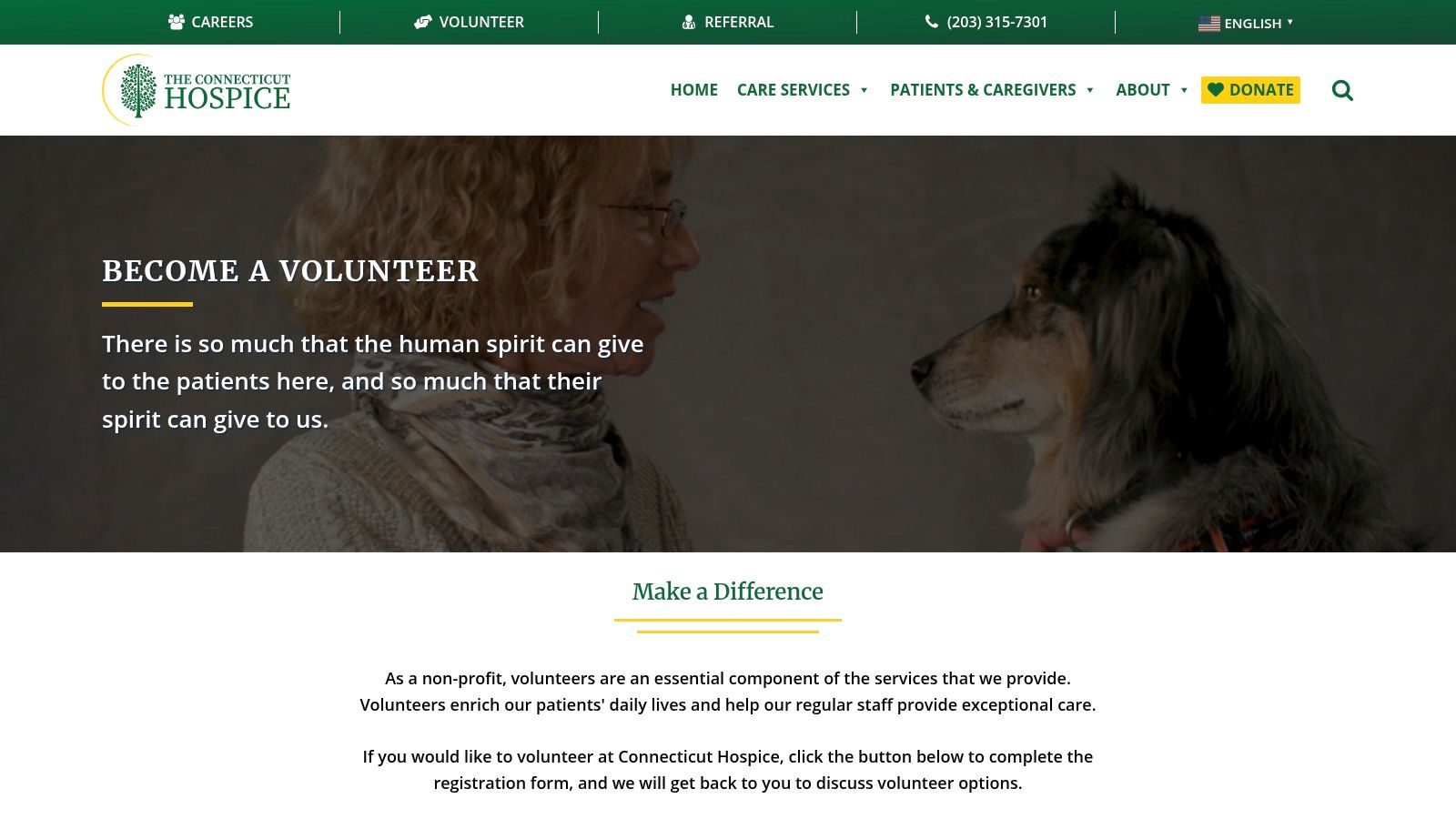 Connecticut Hospice Volunteer Program