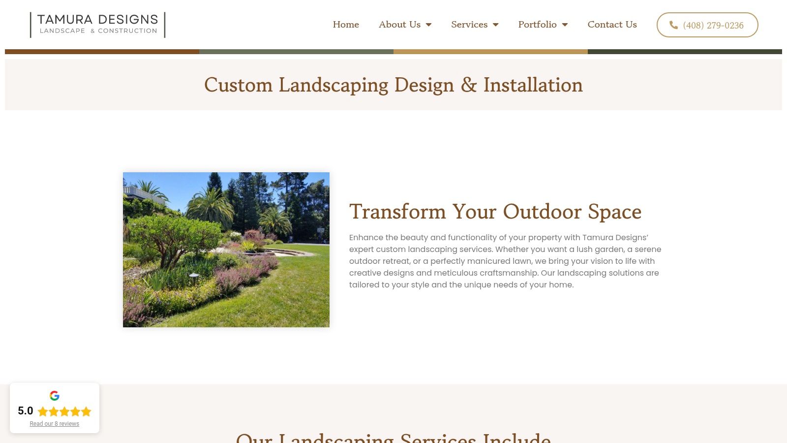 Custom Landscaping Design & Installation