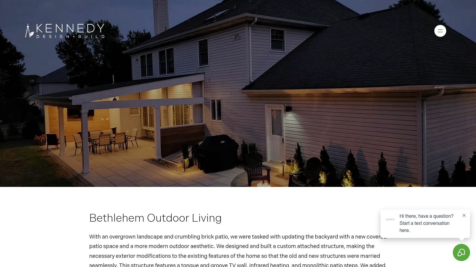 Bethlehem Outdoor Living - Kennedy Design+Build