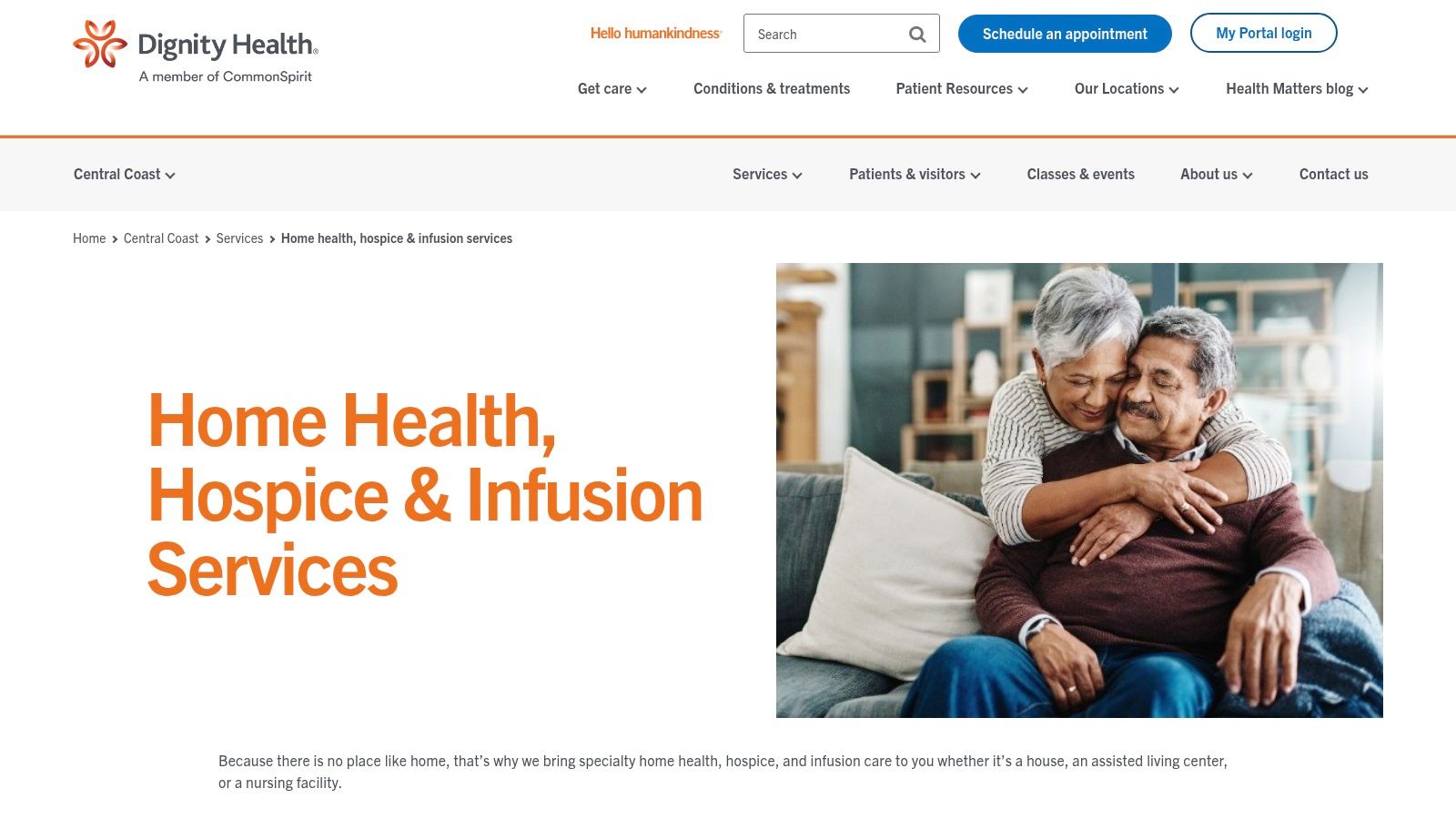 Dignity Health – Central Coast Home Health, Hospice, and Infusion Services