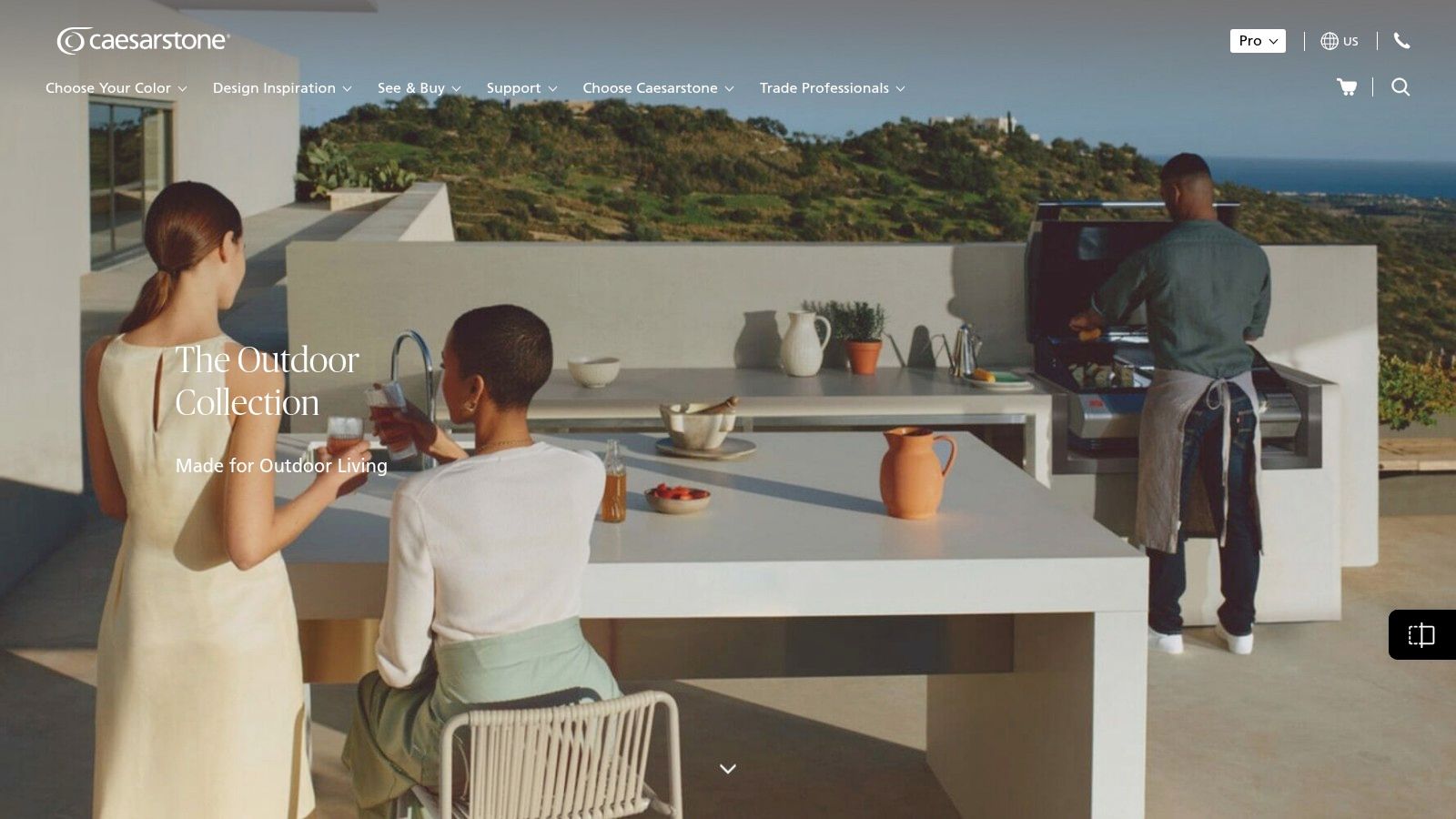 Caesarstone US – Outdoor Collection