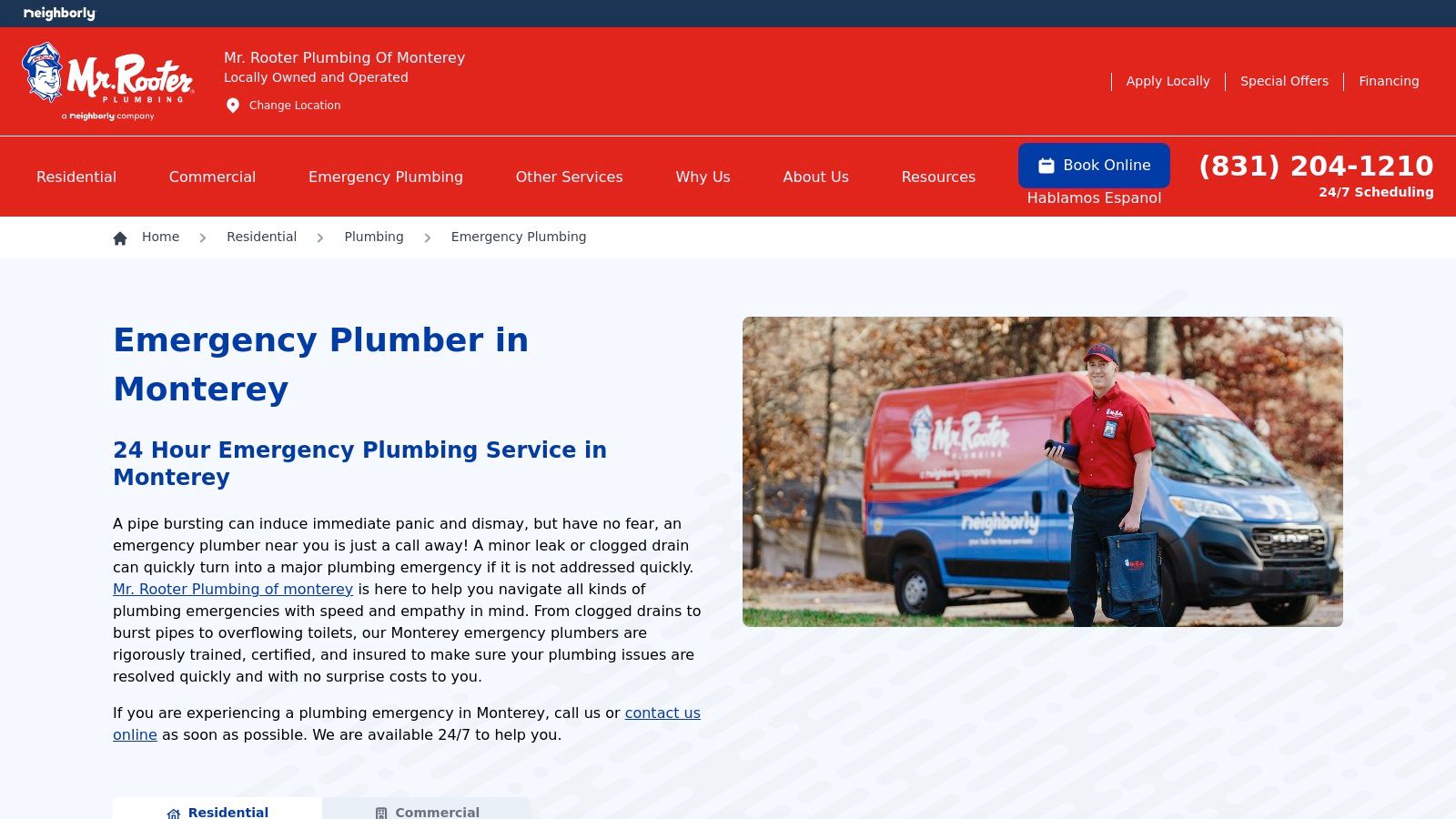 Mr. Rooter Plumbing of Monterey