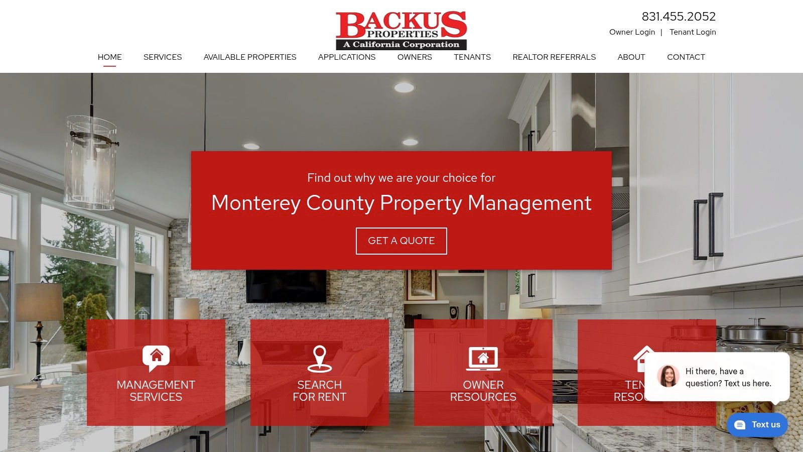 Backus Properties