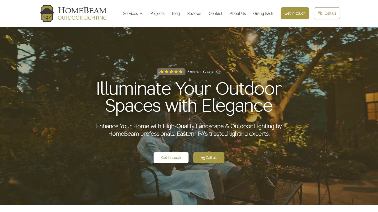 HomeBeam Outdoor Lighting
