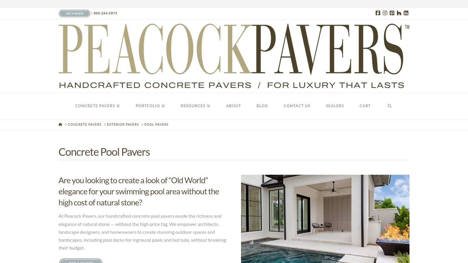 Peacock Pavers