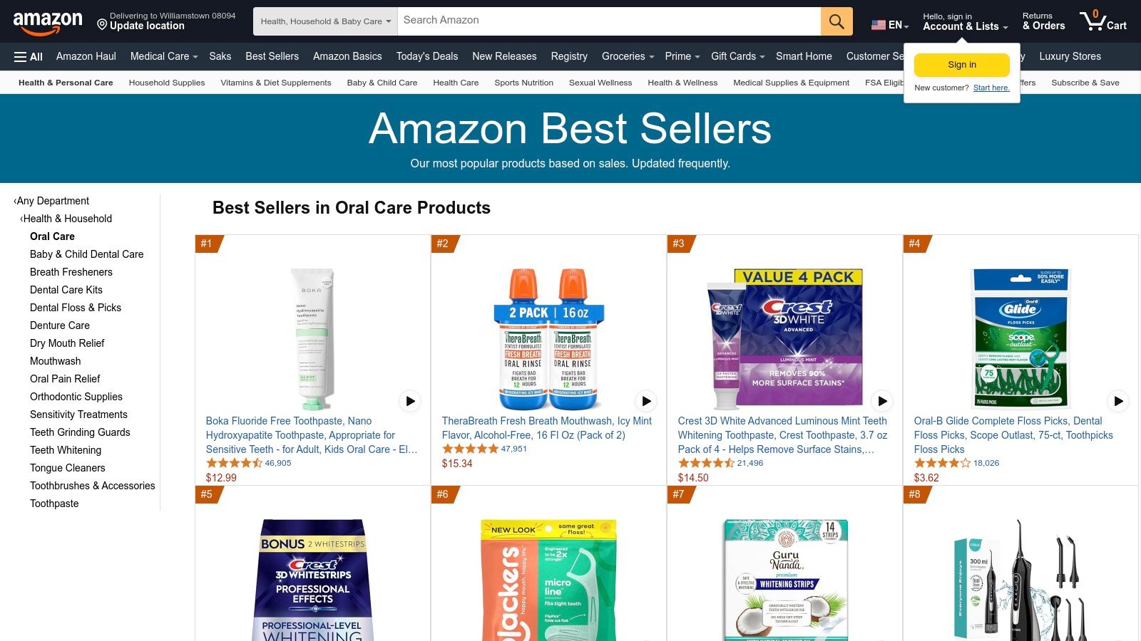Trending Products Amazon Current Best Sellers Top 10 Best Oral