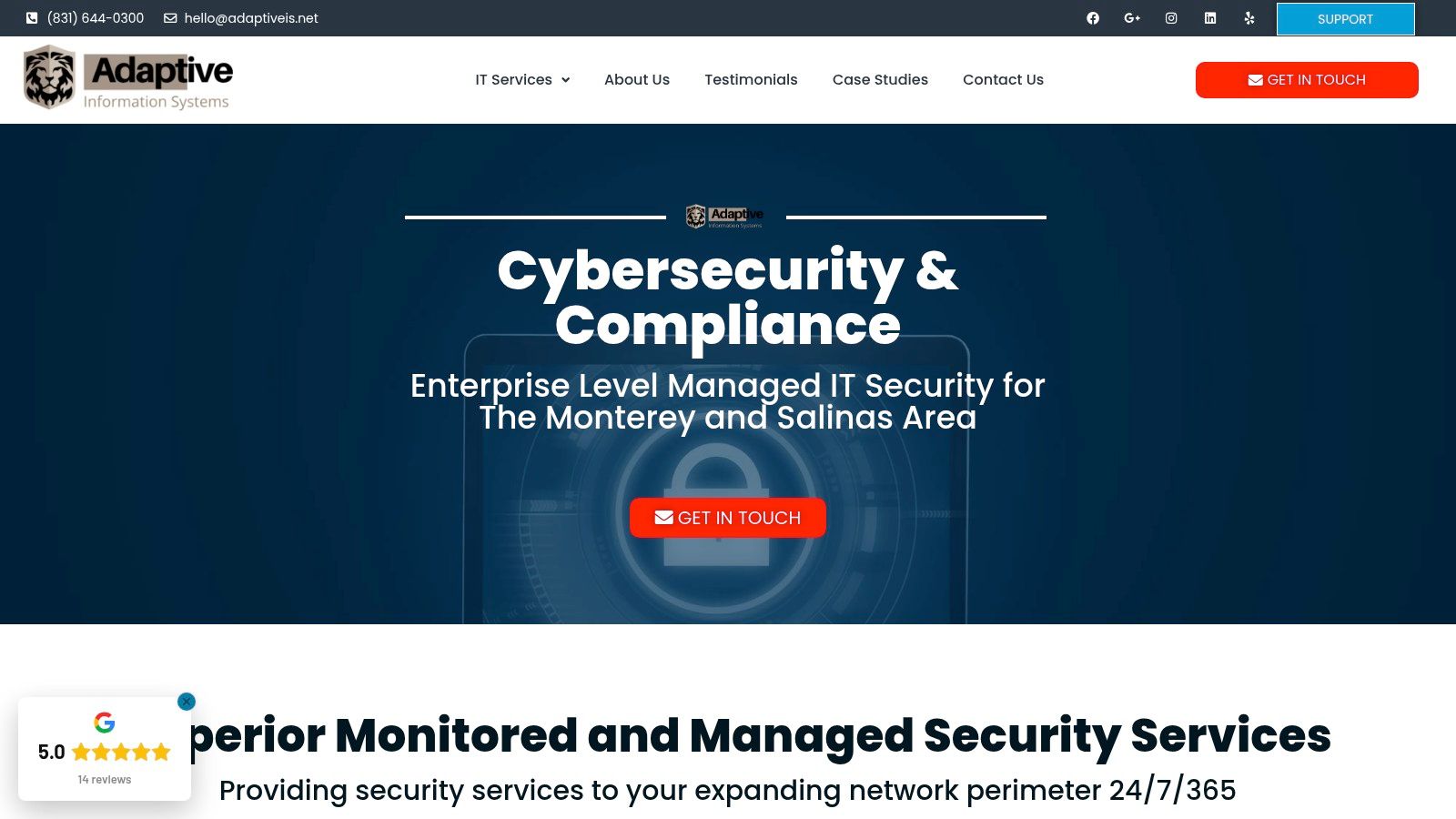 It Services - Cybersecurity And Compliance Monterey