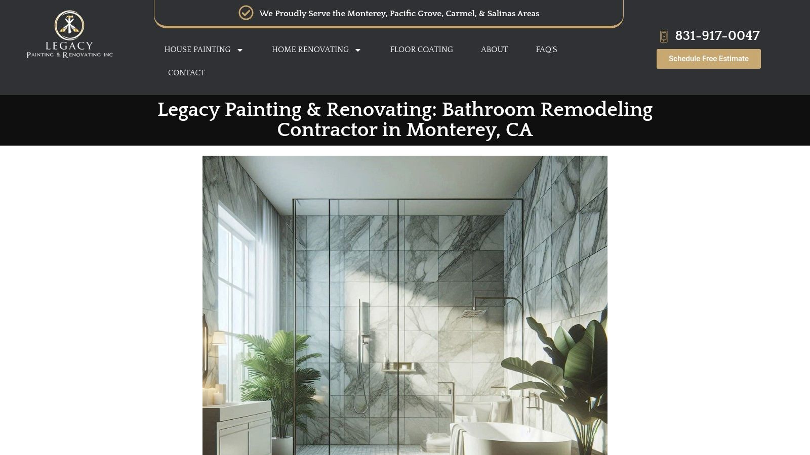 Legacy Painting & Renovating: <a href=