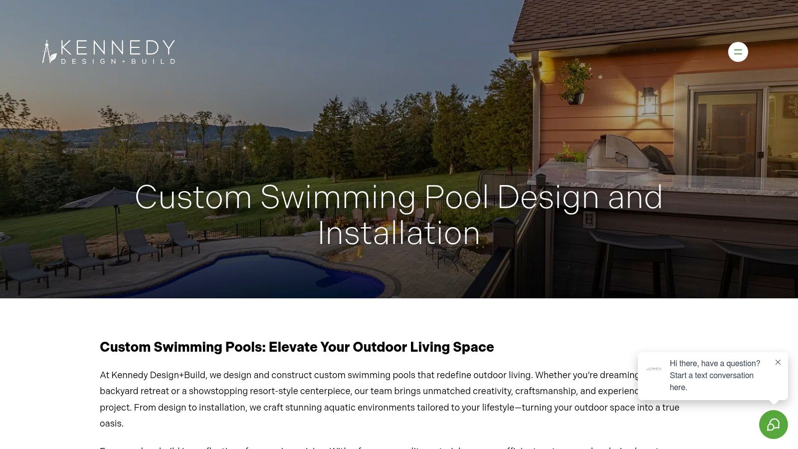 Kennedy Design + Build: A Design-First Approach to Custom Pools