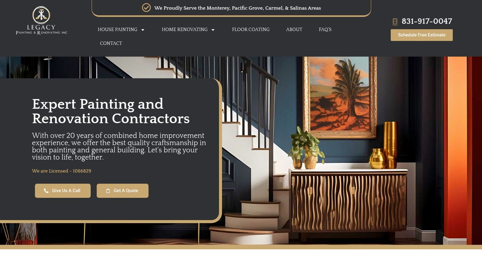 Legacy Painting and Renovating Inc.