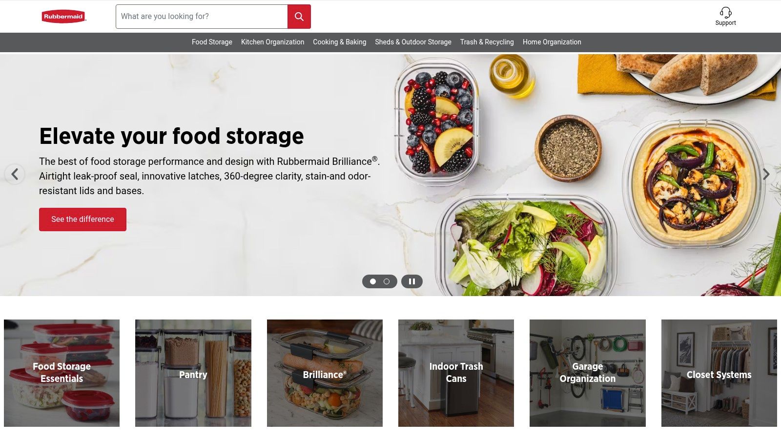 Rubbermaid (FastTrack and storage totes)
