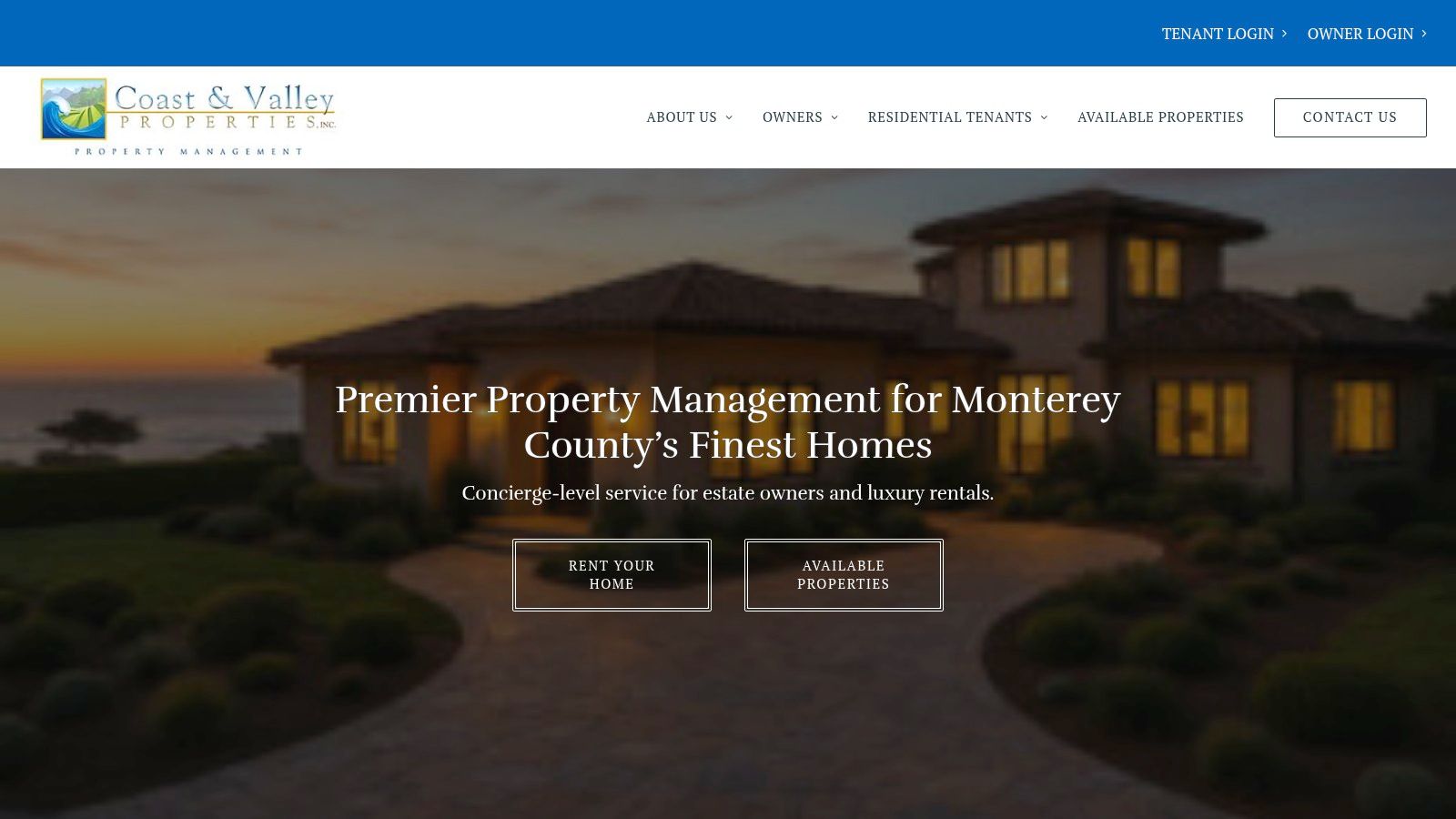 Coast & Valley Properties (Local Property Management – Salinas/Monterey County)