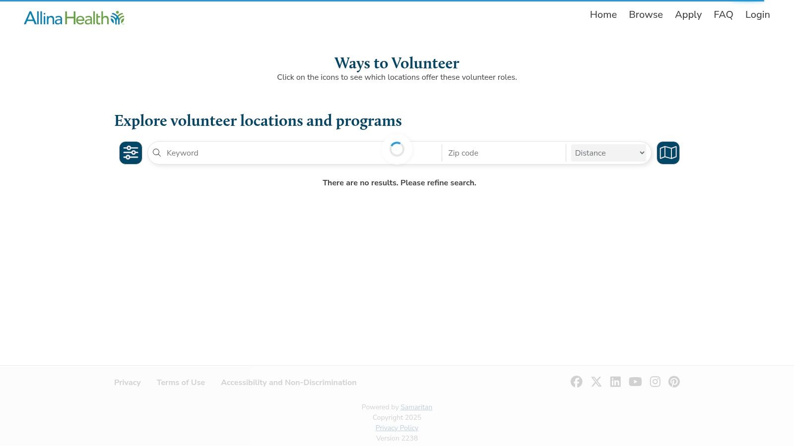 Allina Health Hospice Volunteer Opportunities