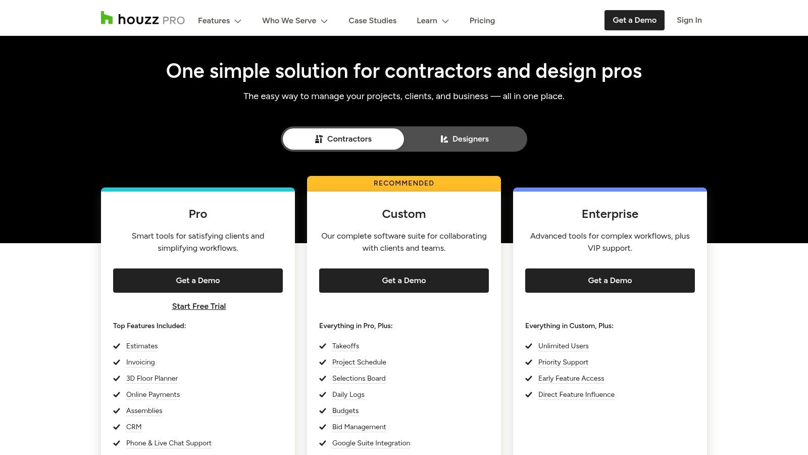 Houzz Pro – Website and Marketing Services for Contractors