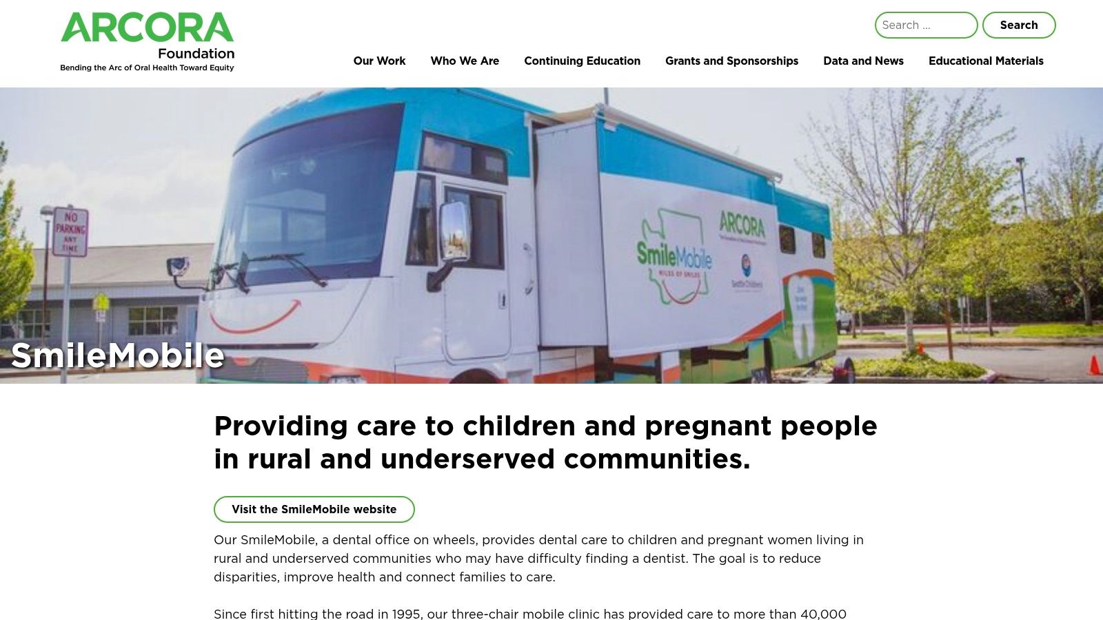 Arcora Foundation – SmileMobile