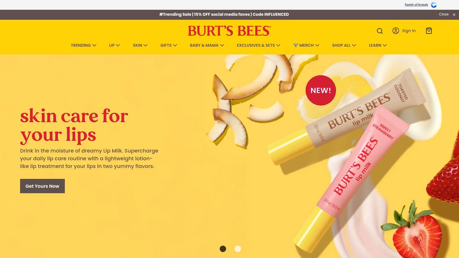 Burt's Bees Official Website