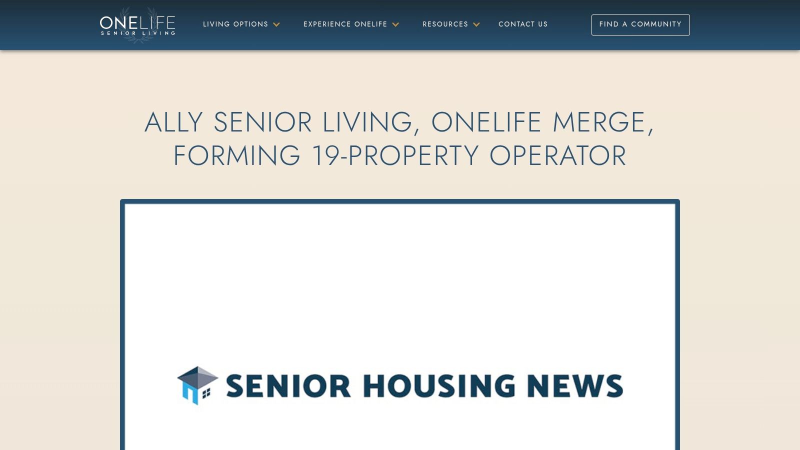 Onelife Senior Living