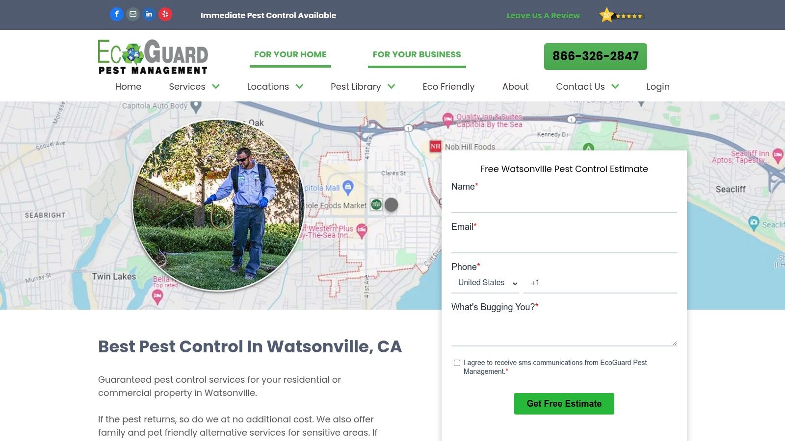 EcoGuard Pest Management – Watsonville/Santa Cruz area