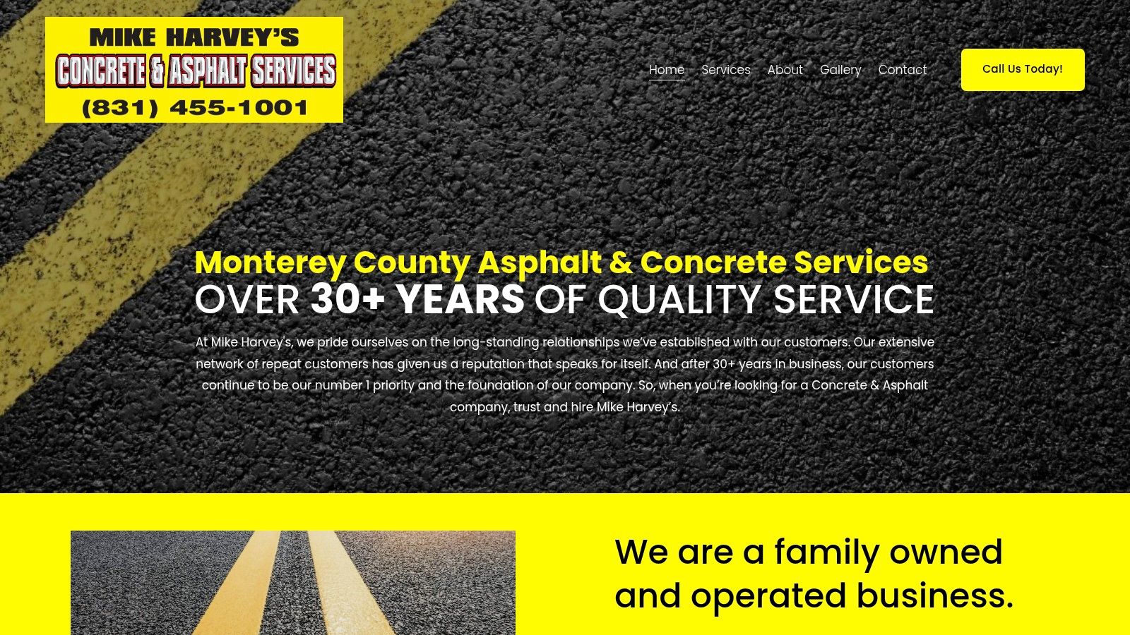 Mike Harvey’s Concrete & Asphalt Services