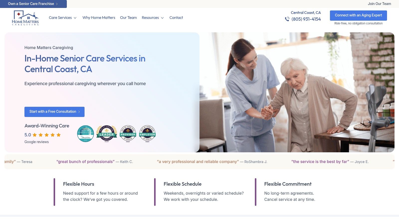 Home Matters Caregiving – Central Coast