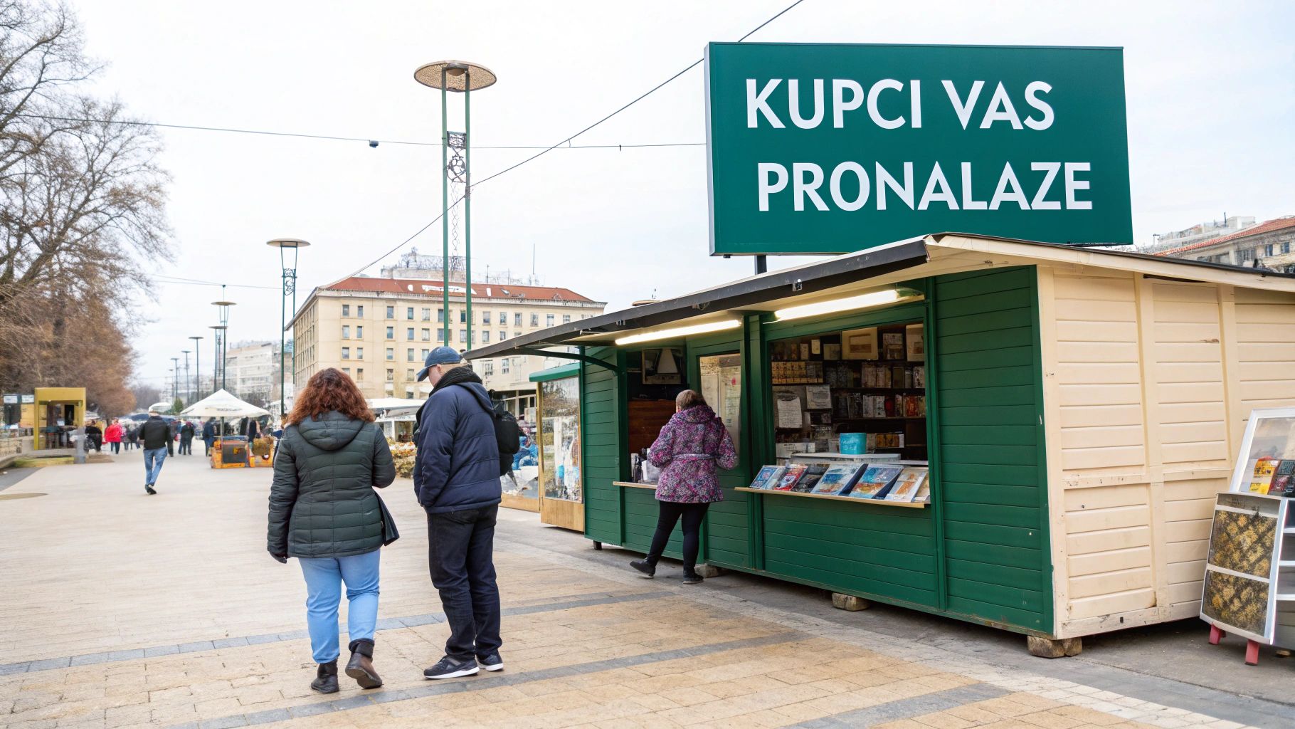 Ilustracija osobe koja koristi prijenosno računalo za analizu grafikona SEO optimizacije