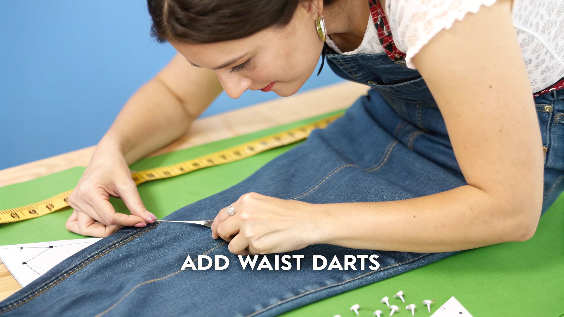 Dart Addition for Curved Fit