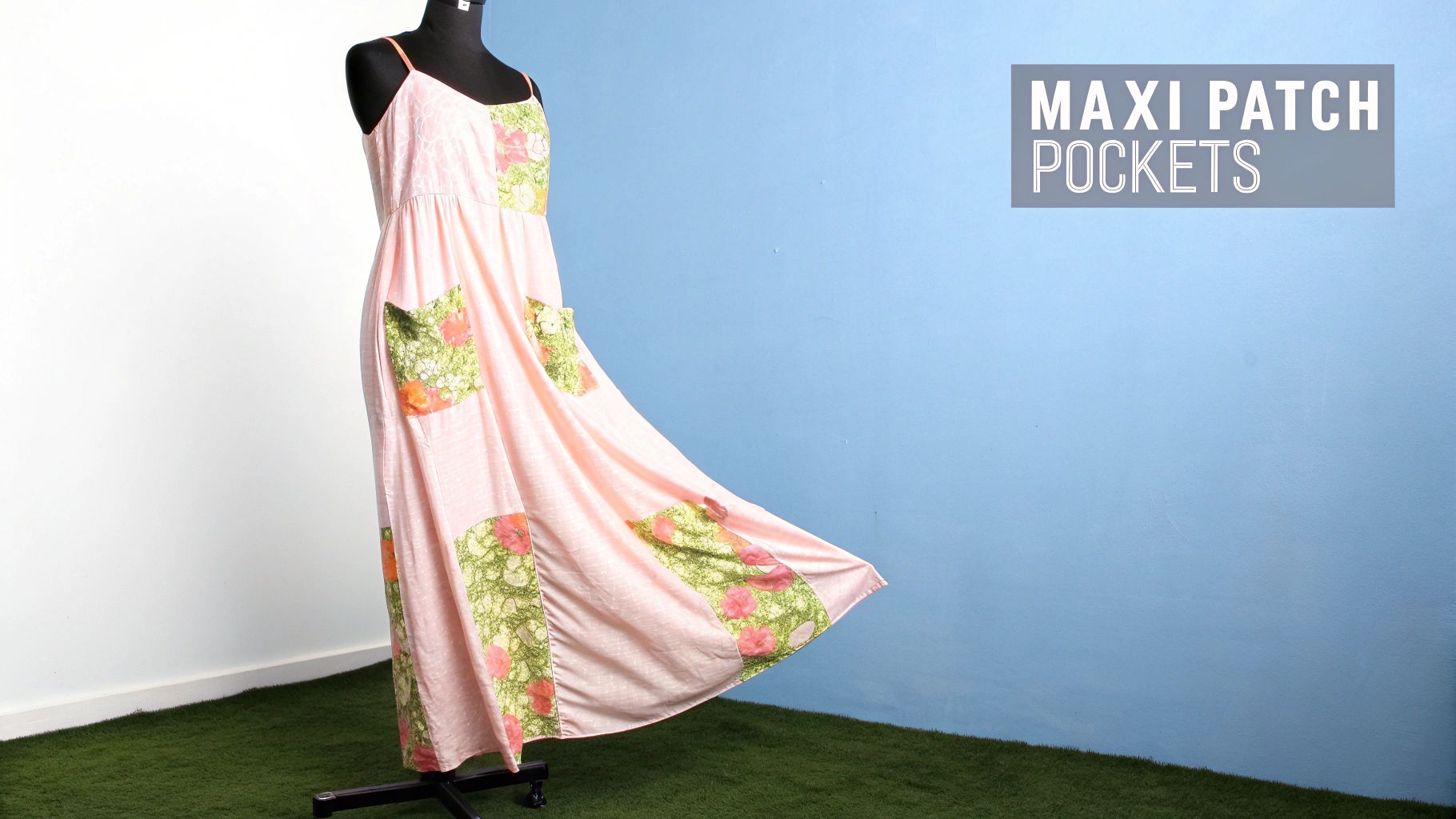 Maxi Dress with Patch Pockets