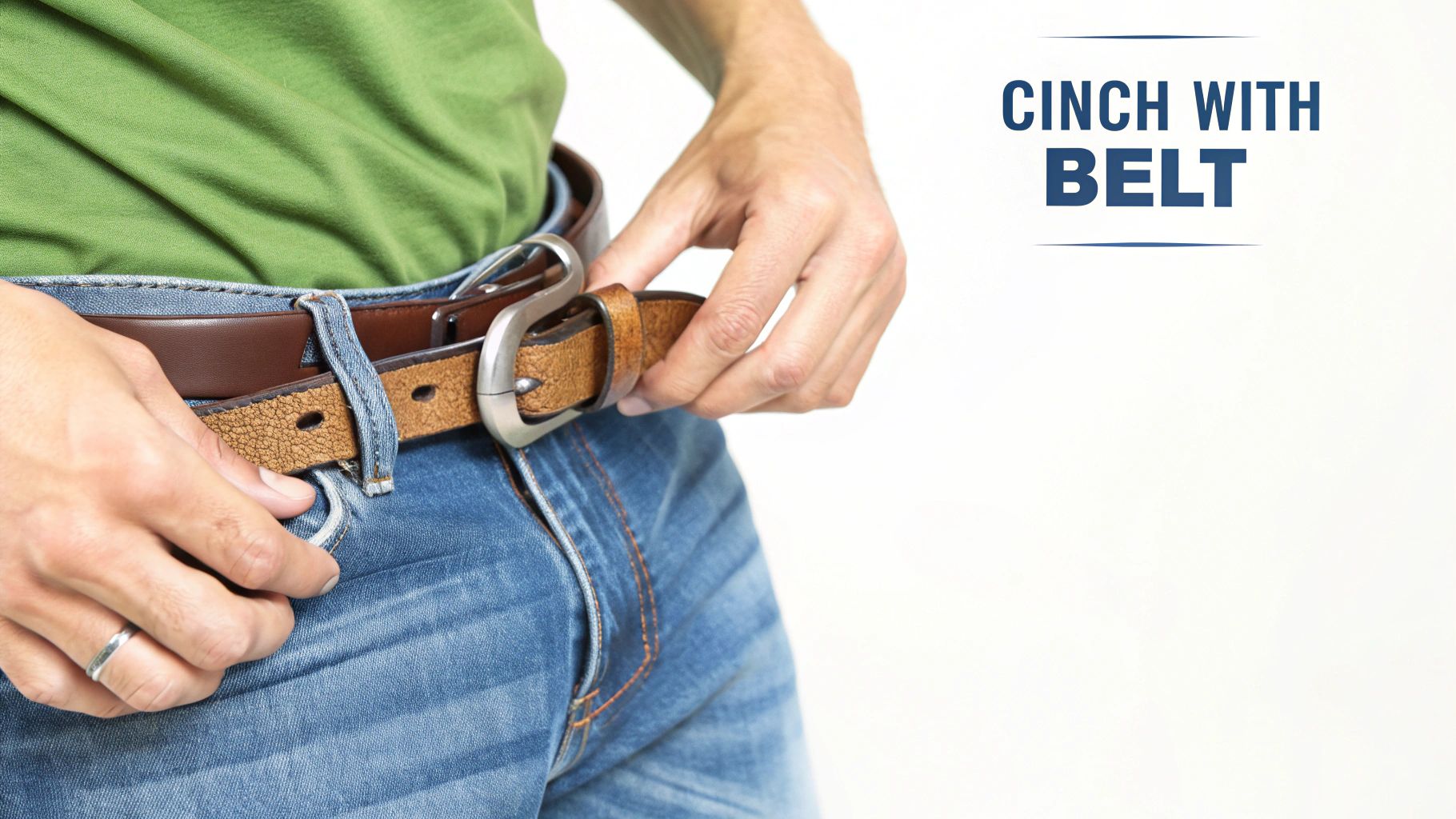 The Classic Cinch: Mastering the Belt for an Instant Fix