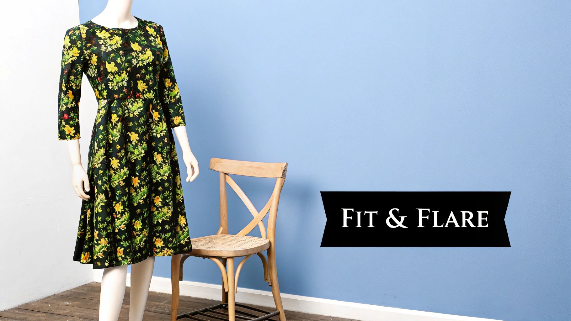 Shift Dress with Modest Neckline
