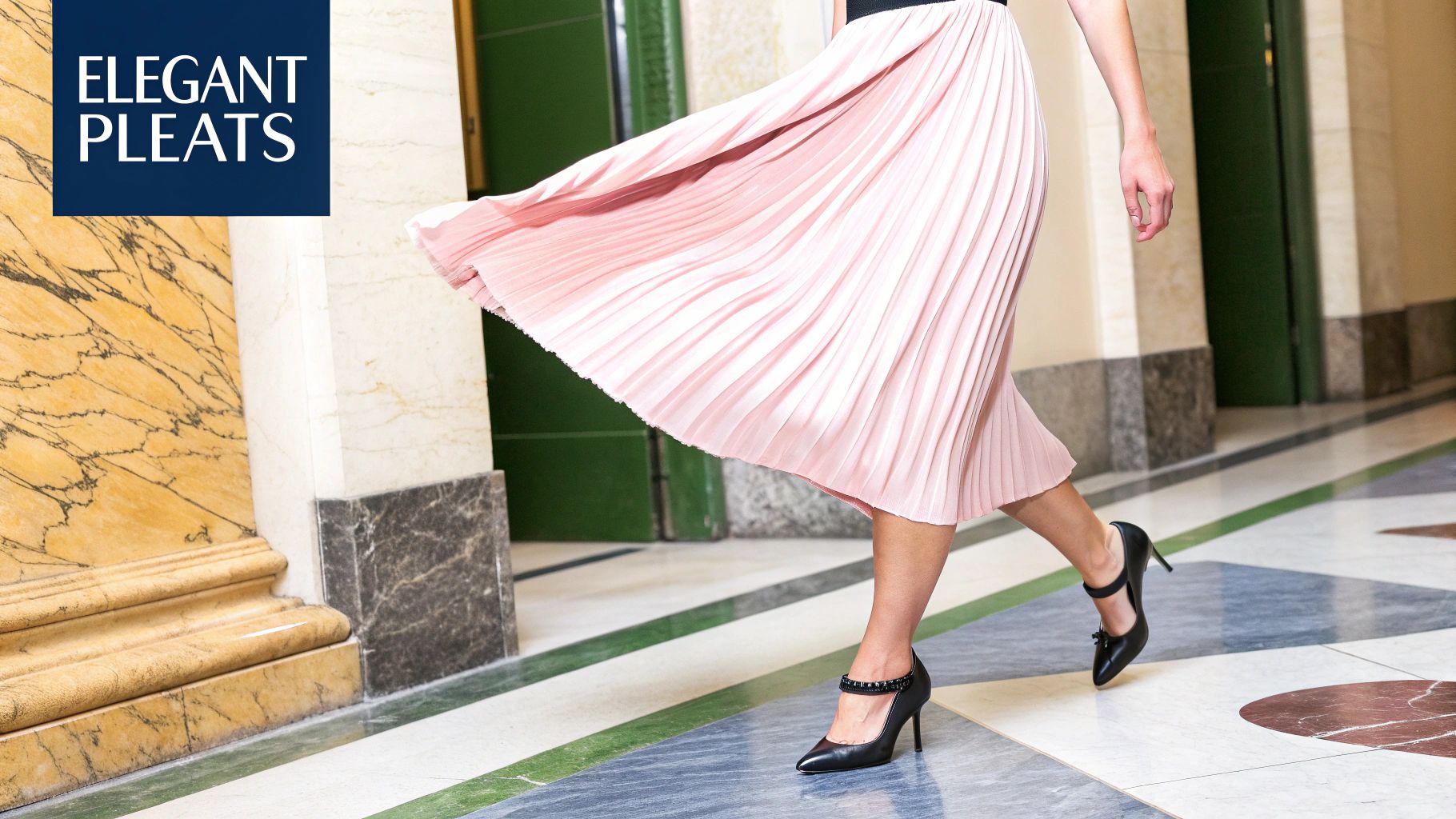 Pleated Midi Skirts