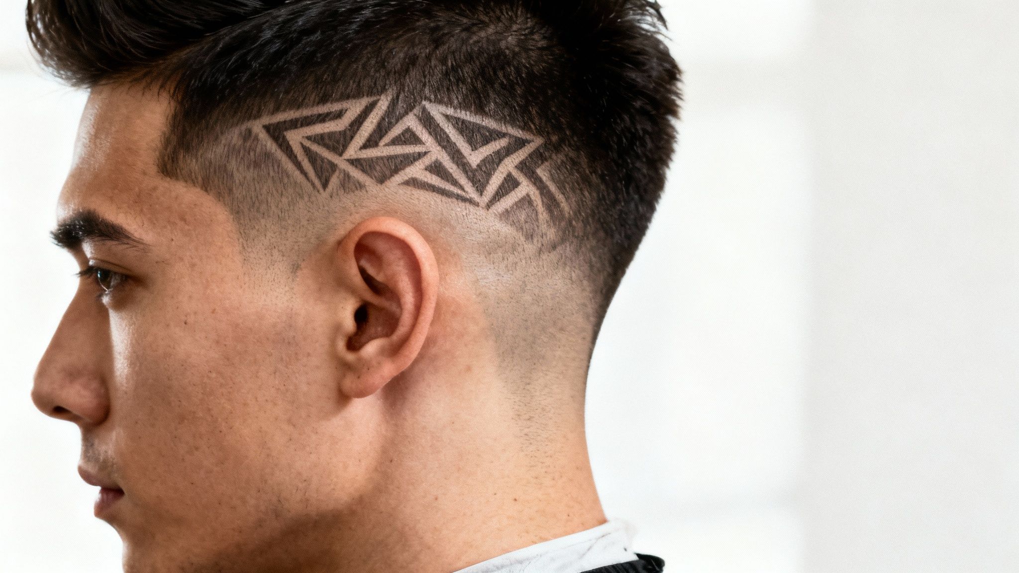 Taper Fade with Design