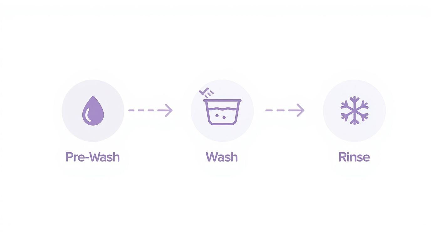 Infographic about cómo cuidar el pelo teñido