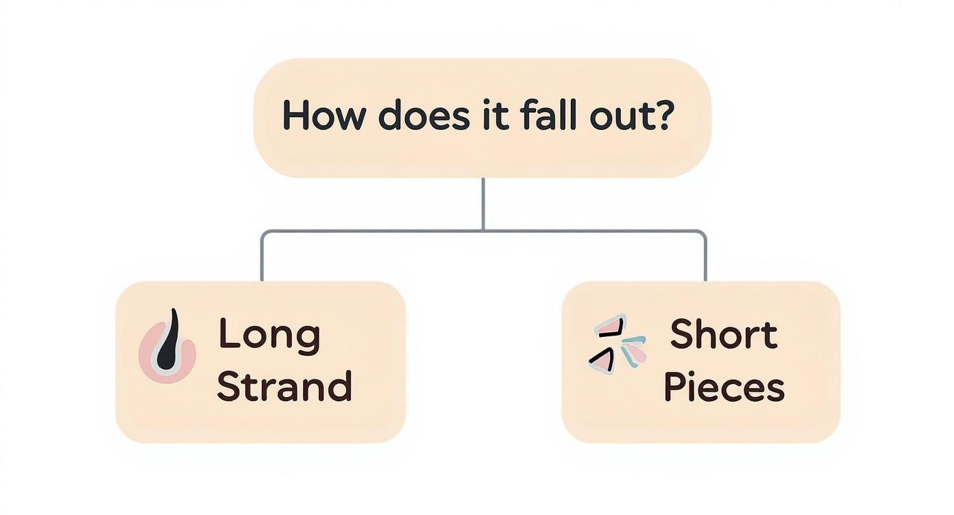 Infographic about how to stop hair breakage