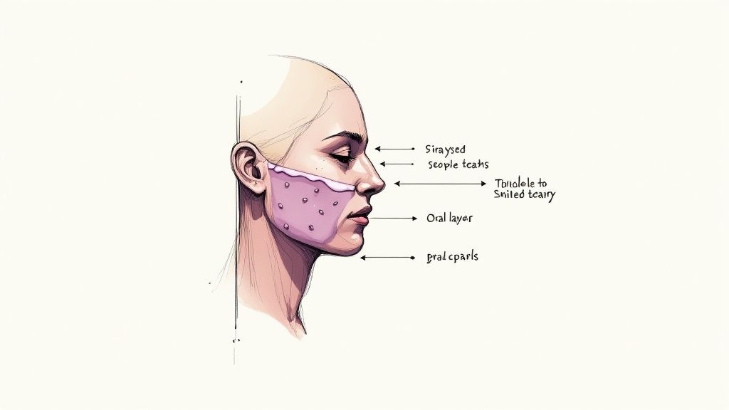 Close-up of a bunch of dark purple grapes with water droplets, highlighting their natural origin