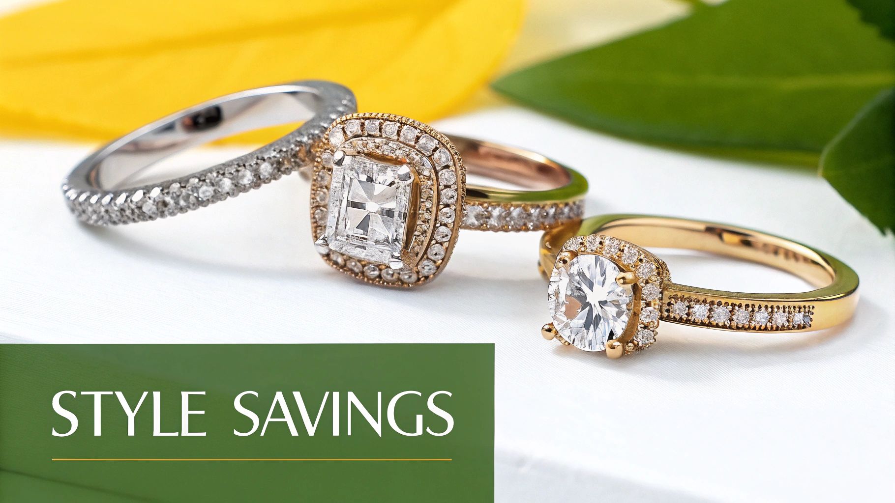 A delicate halo engagement ring with a thin band, showcasing how the setting enhances the center diamond.