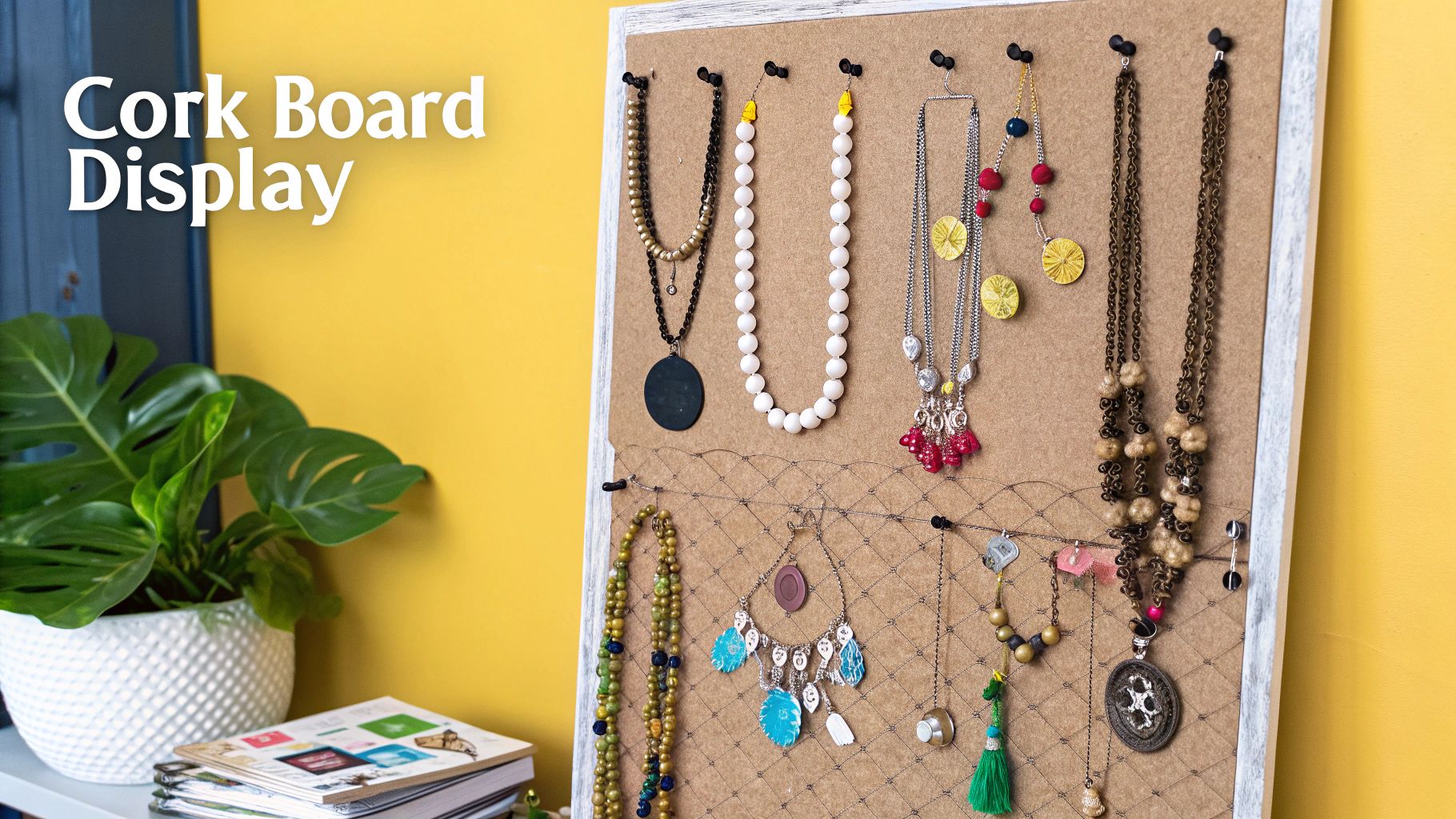 Cork Board or Bulletin Board Display