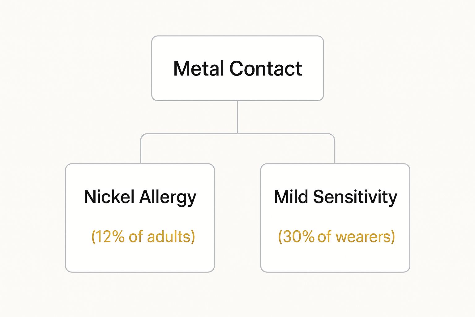 Infographic about best earrings for sensitive ears