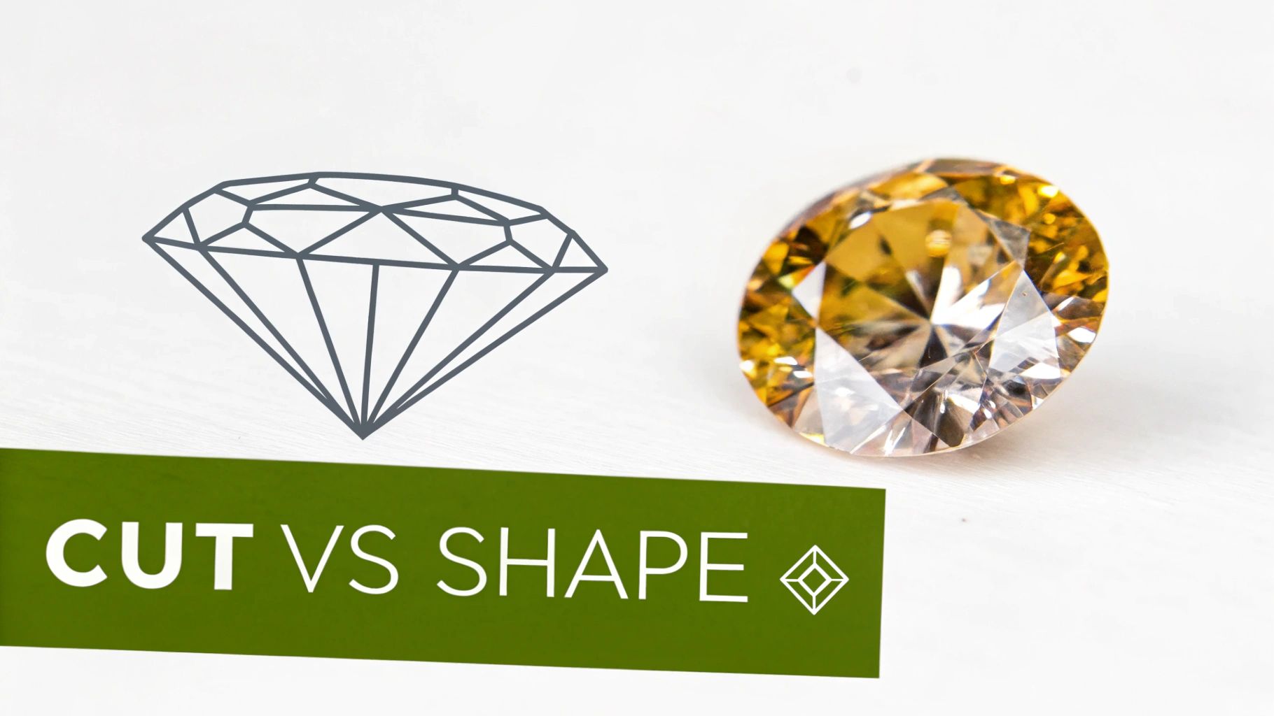 An assortment of different diamond cuts and shapes in gold ring settings