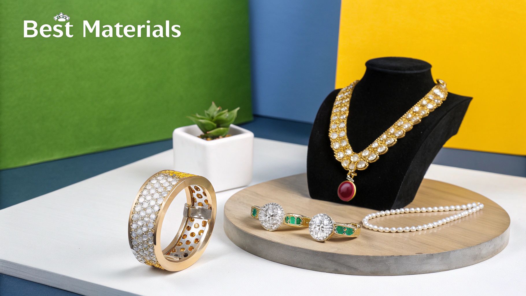 A person's hands adorned with various gold waterproof tarnish free jewelry rings.