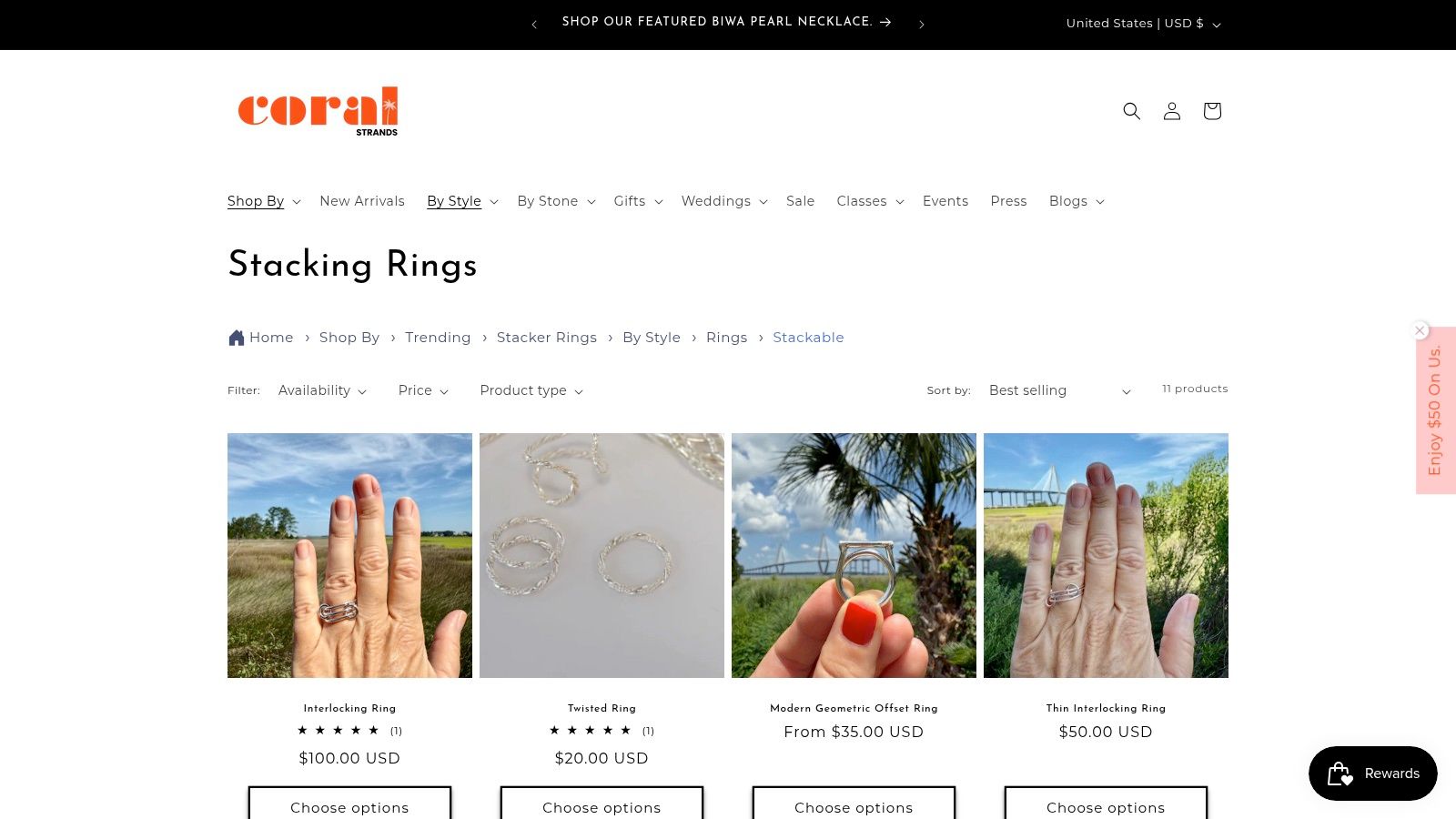Coral Strands