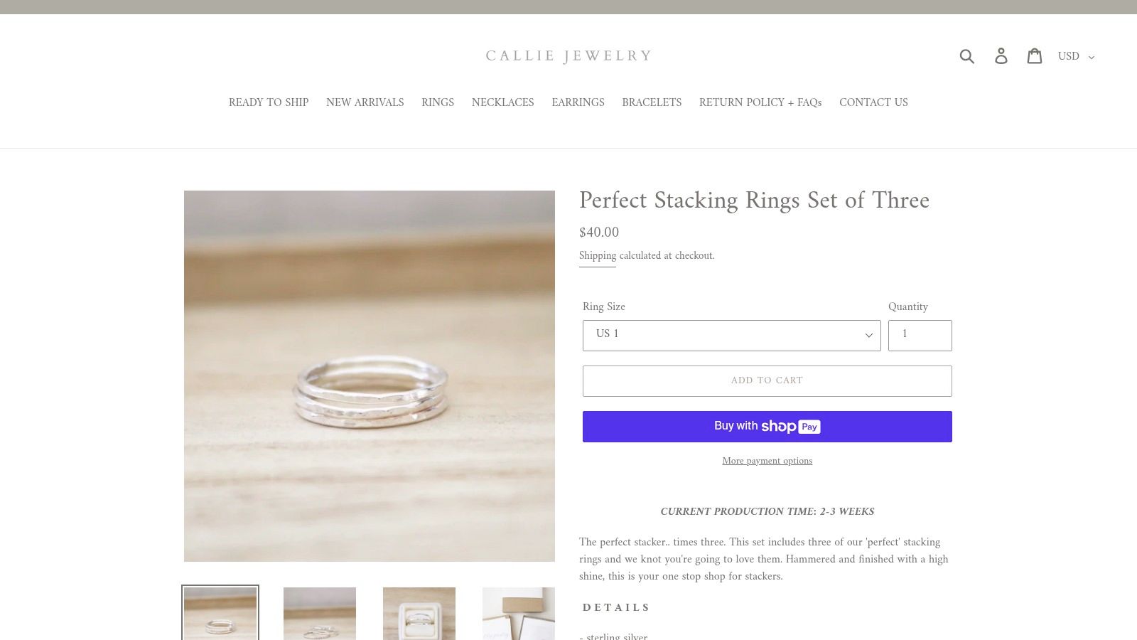 Callie Jewelry