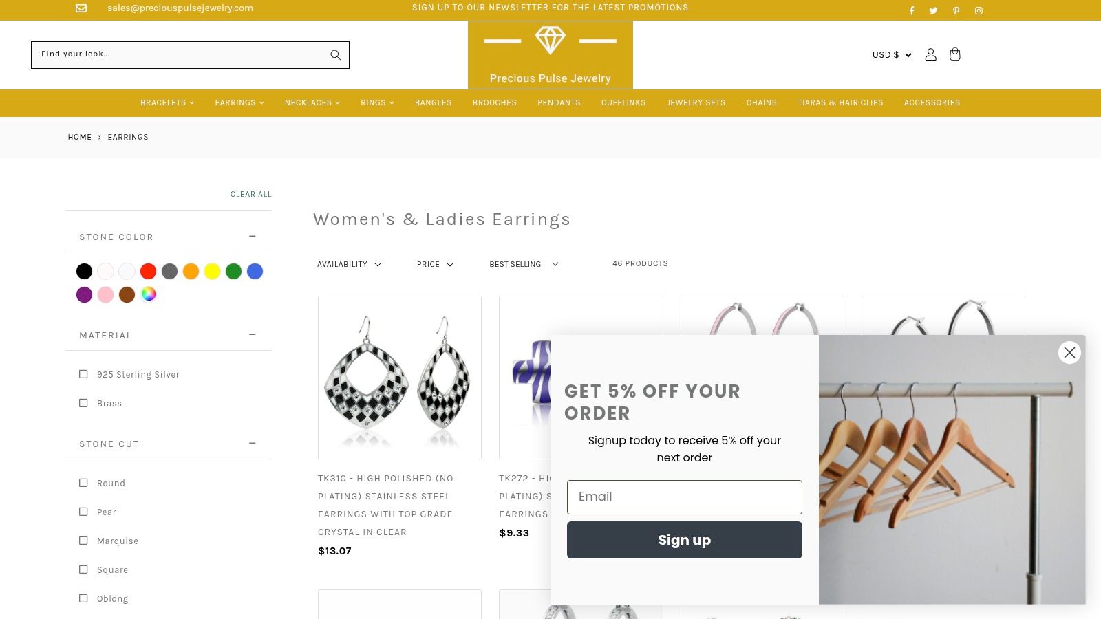 Women's & Ladies Earrings Collection