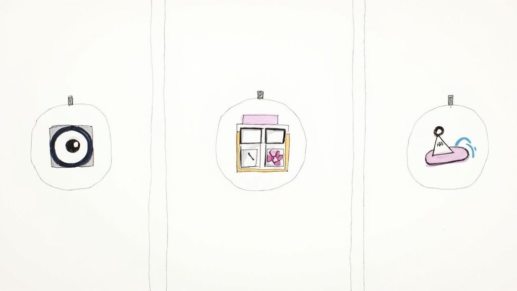 A smiling caregiver gently places a smart wristband on a senior's wrist in a warm, sunlit room.