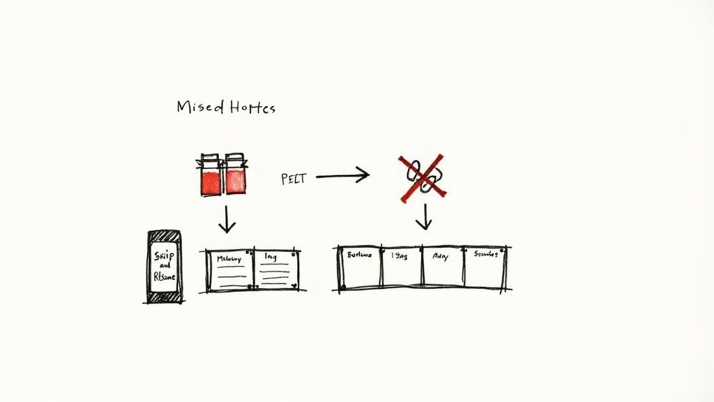 A pill organizer and a glass of water on a kitchen counter, with soft morning light.