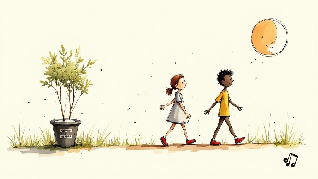 A compassionate doctor discusses test results with a senior patient and his daughter in a bright office.