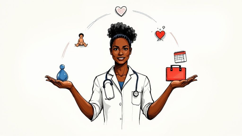 A Black woman smiling warmly, representing strength and resilience in the face of health challenges.