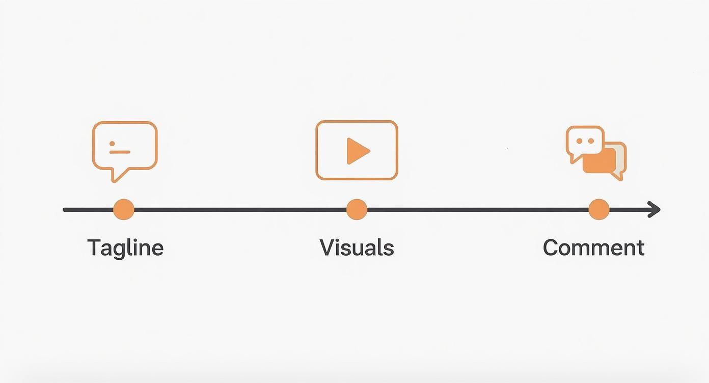 Infographic about how to launch on product hunt