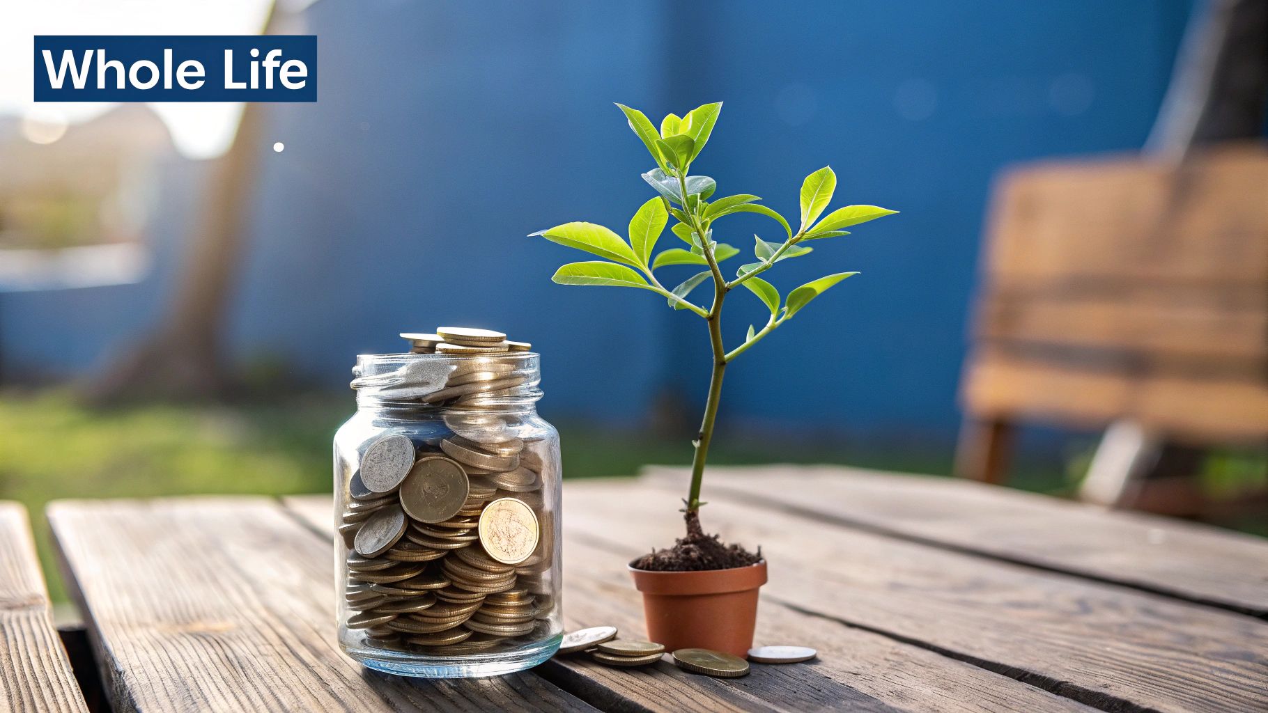 Infographic showing key data about Whole Life Insurance